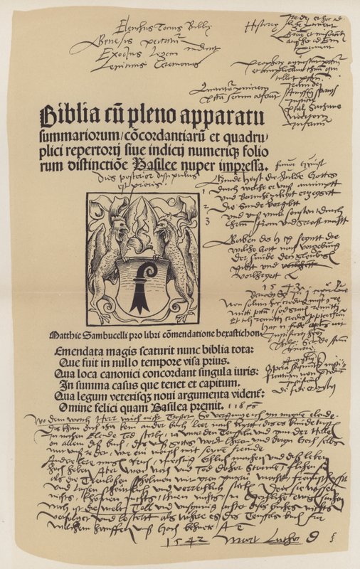 Title Page from Martin Luther