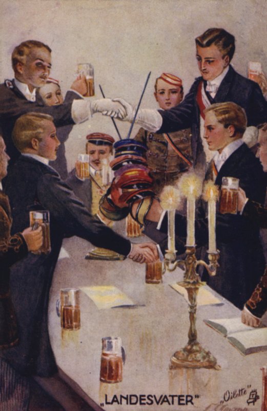 Toasting the Fatherland by German School