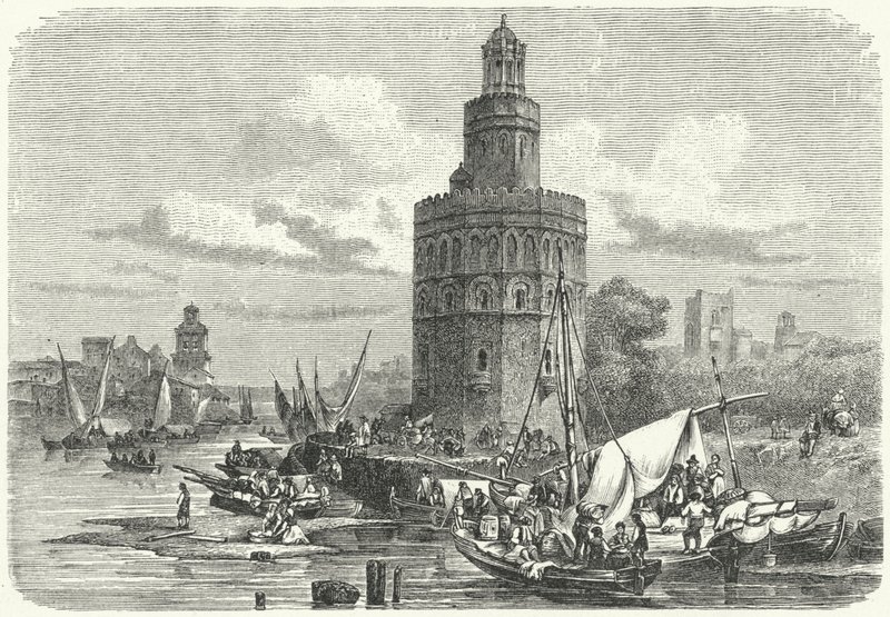 Torre del Oro, Seville, Spain by German School