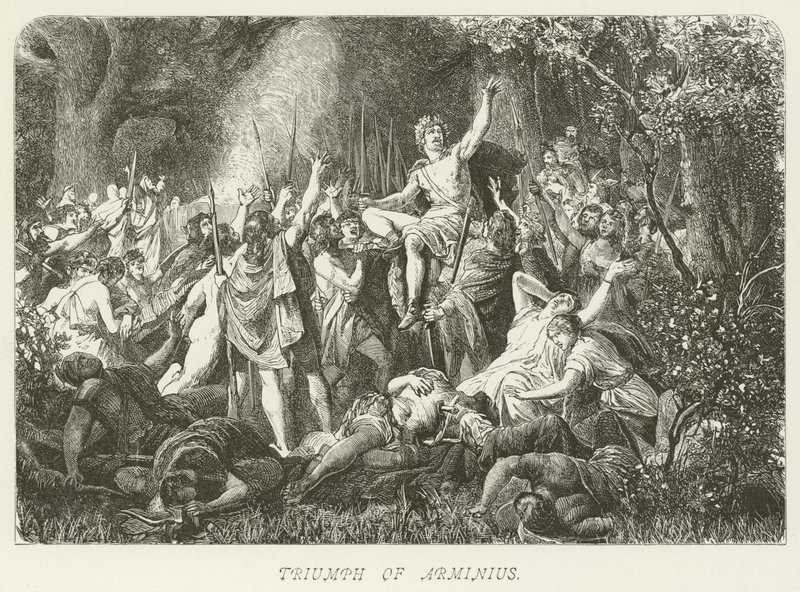 Triumph of Arminius by German School