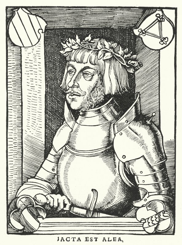 Ulrich von Hutten, German scholar, poet, satirist and Protestant reformer by German School