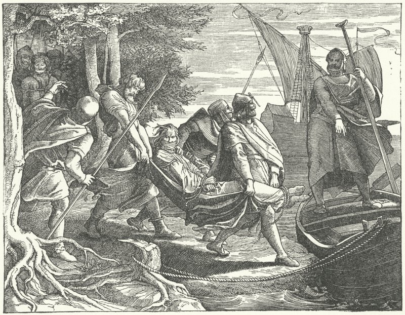 Valdemar II of Denmark Taken Prisoner by Henry I, Count of Schwerin by German School