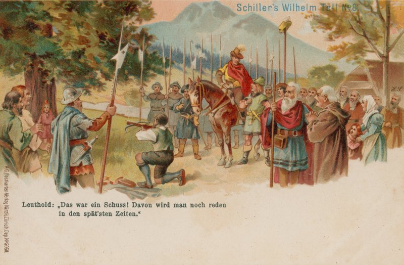 William Tell Shooting the Apple from His Son