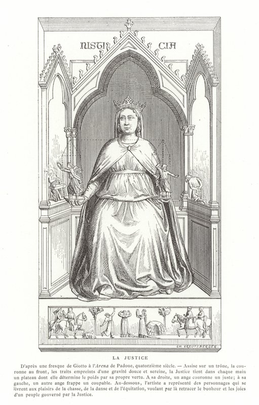Justice by Giotto di Bondone