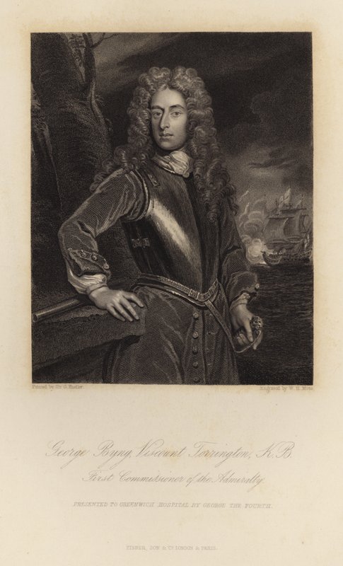 George Byng Viscount Torrington by Godfrey Kneller