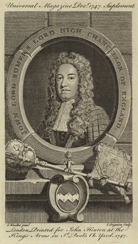 John Lord Somers, Lord High Chancellor of England by Godfrey Kneller