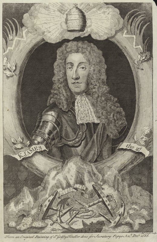 Portrait of James II of England and Ireland by Godfrey Kneller