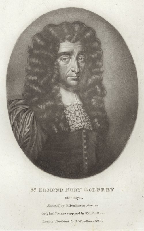 Sir Edmond Bury Godfrey by Godfrey Kneller
