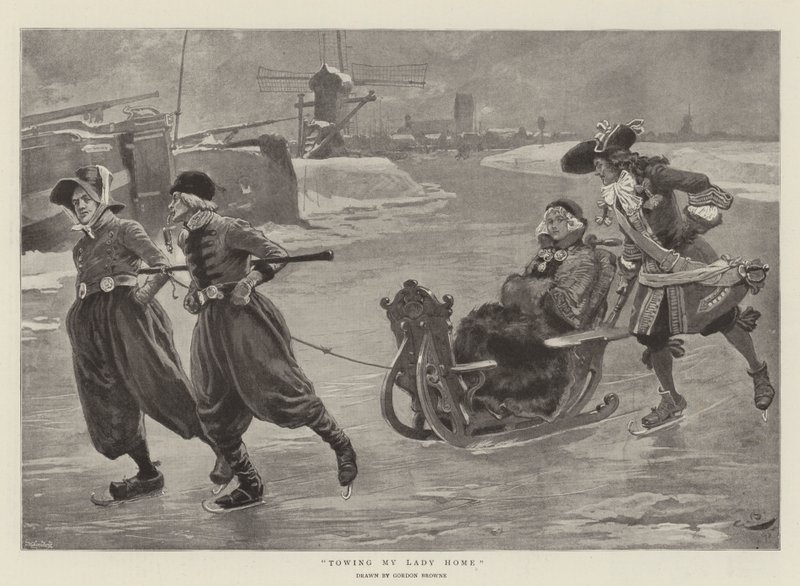 Towing My Lady Home by Gordon Frederick Browne
