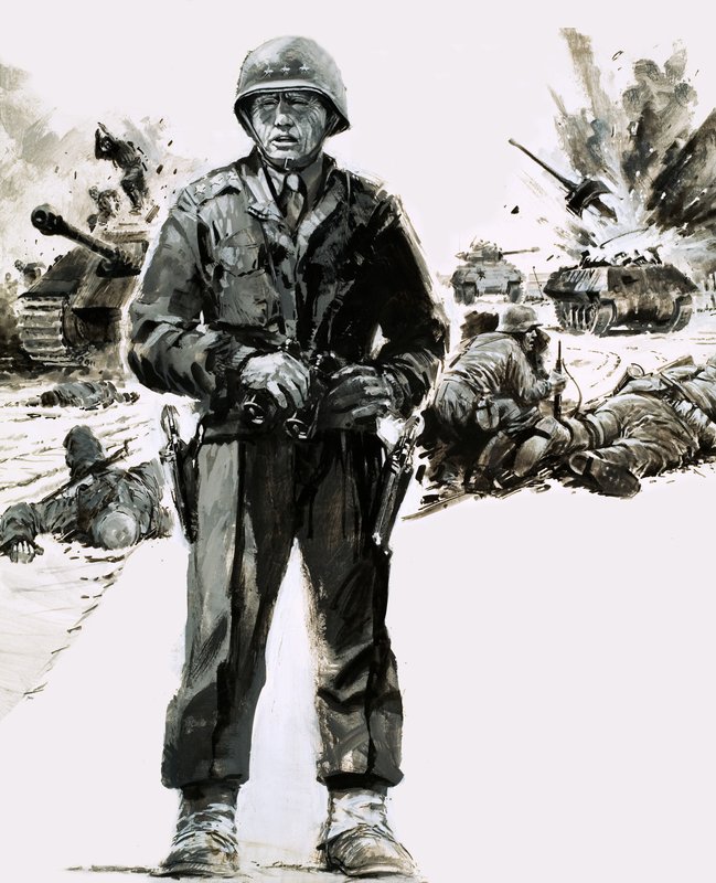 General George C. Patton by Graham Coton