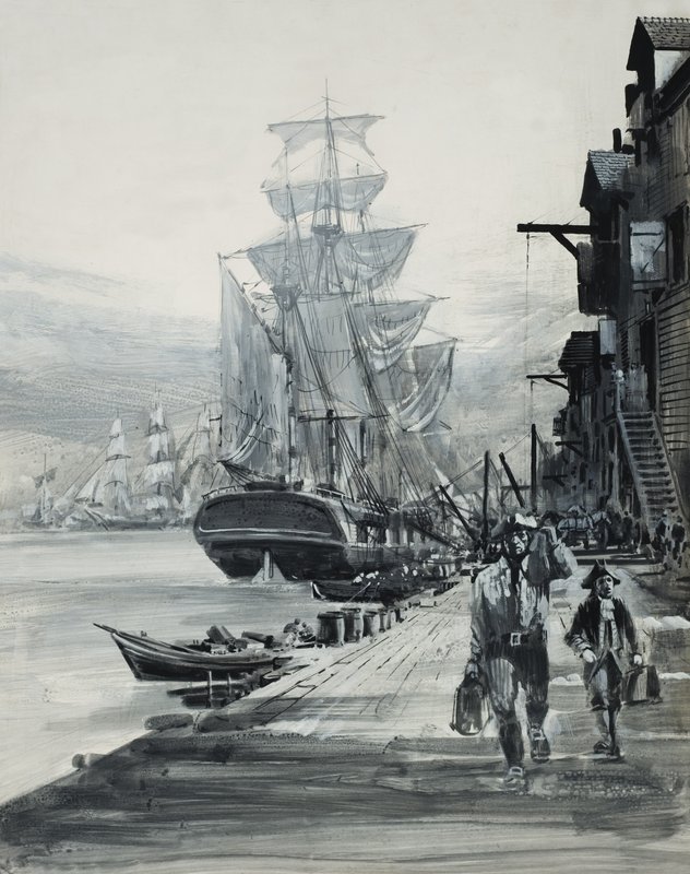 Port Scene by Graham Coton