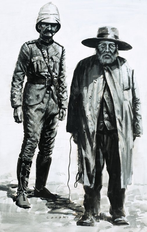 The Victor of the Battle of Spion Kop, Lord Roberts, and the Boer General, Cronja by Graham Coton
