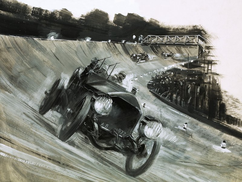 Unidentified motor race by Graham Coton