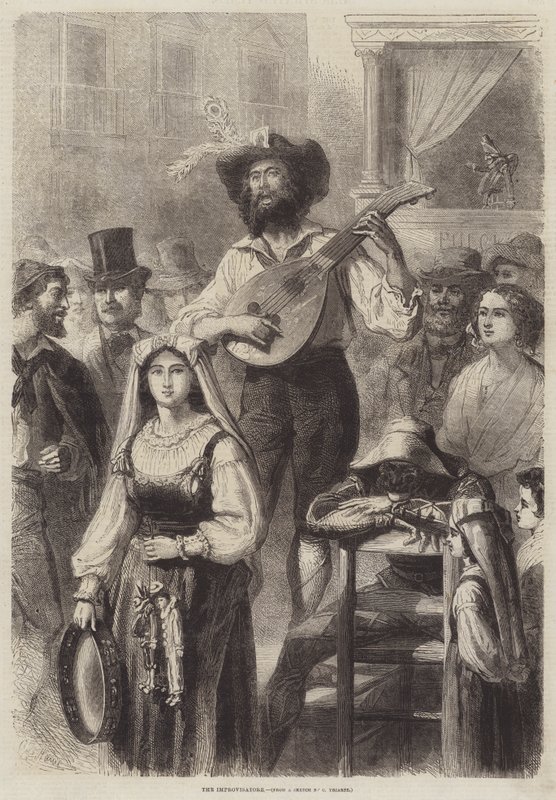 The Improvisatore by Gustave Janet