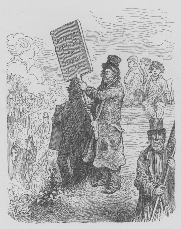 Walking Posters by Gustave after Dore