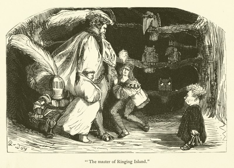 Illustration for the works of Rabelais by Gustave after Dore
