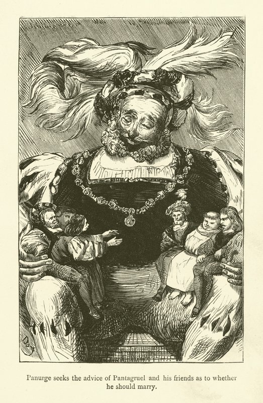 Illustration for the Works of Rabelais by Gustave after Dore