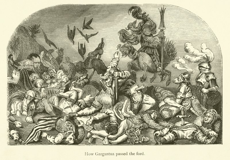 Illustration for the Works of Rabelais by Gustave after Dore