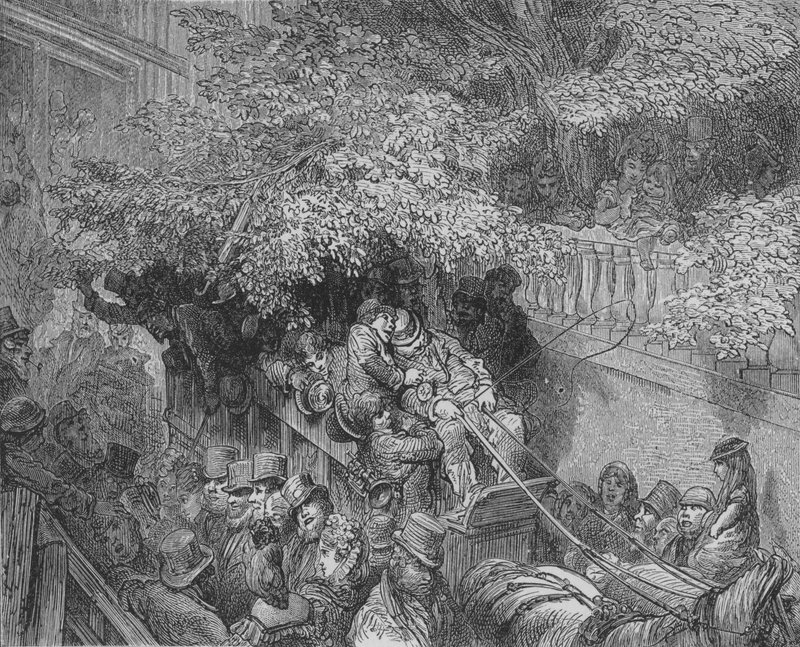 John Bull After Drinking! by Gustave after Dore