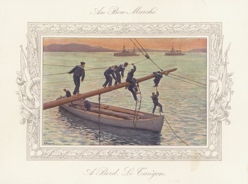 Aboard the Tangon by Gustave Bourgain