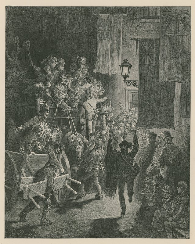 Derby Day - Returning Home by Gustave Dore
