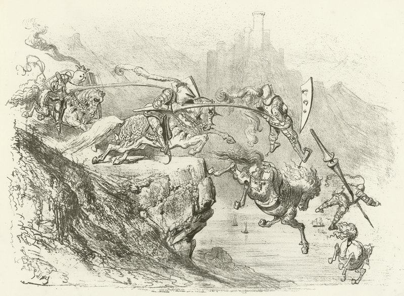 Knight Errantry in the 12th Century by Gustave Dore