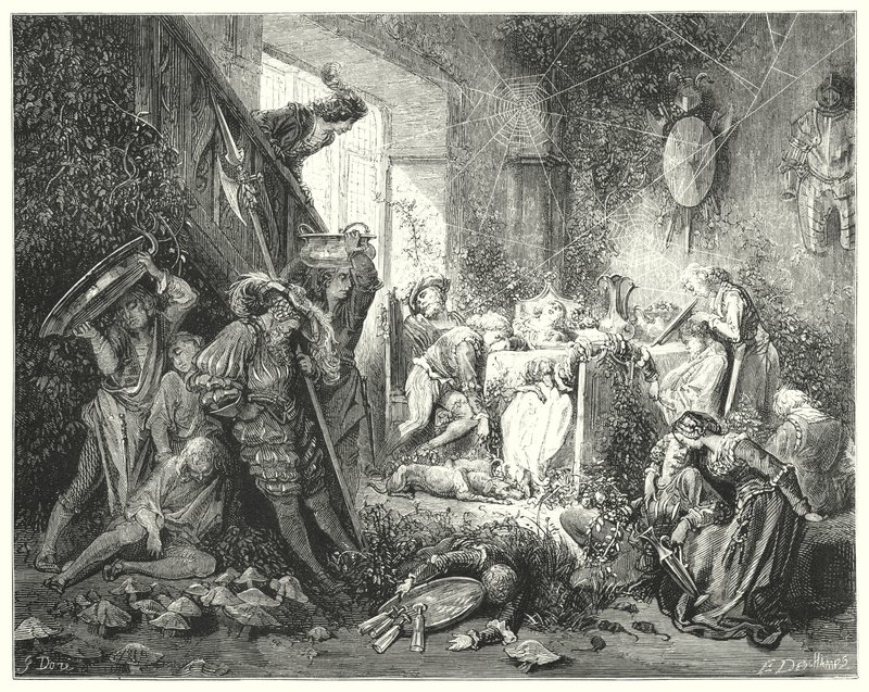 Sleeping Beauty by Gustave Dore