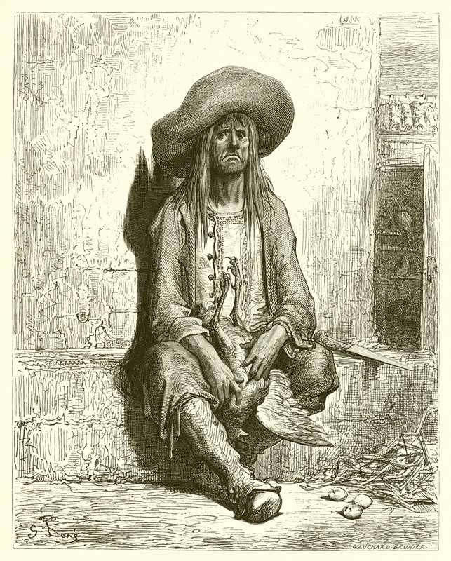 The Hen with the Golden Eggs (La Fontaine) by Gustave Dore