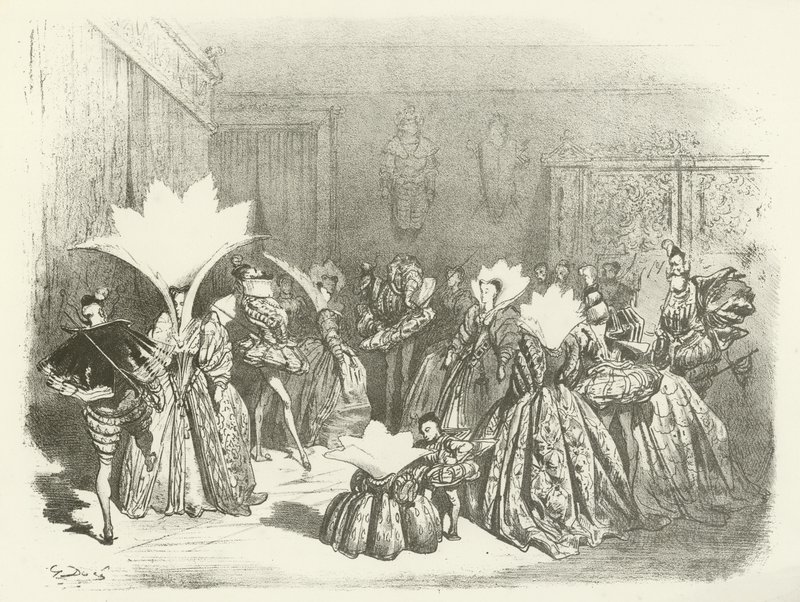 The Jig-A Ball in the Reign of Henry III by Gustave Dore