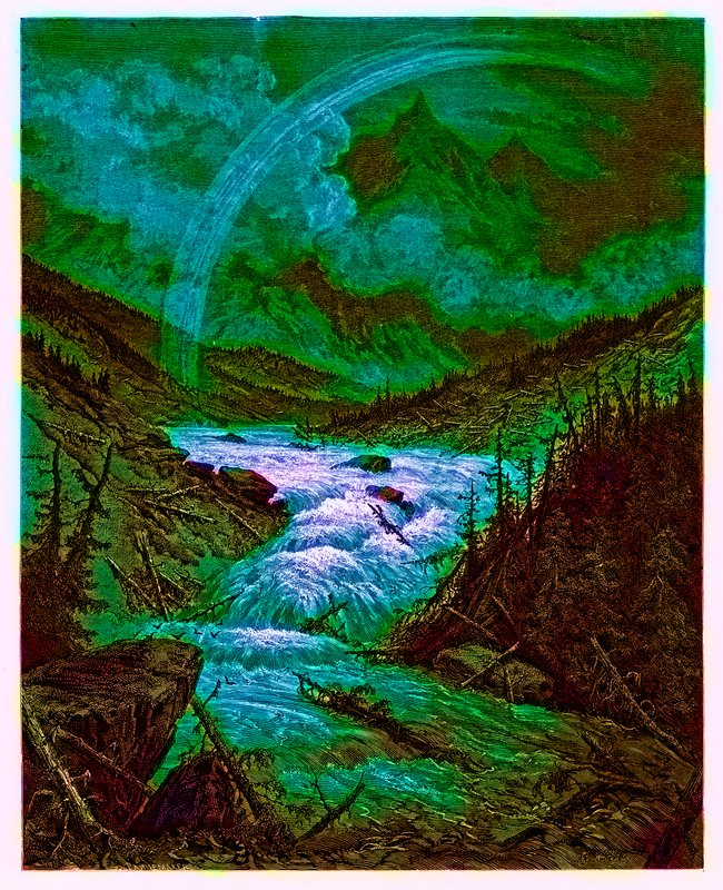 The Tributaries of the Mississippi, illustration from 