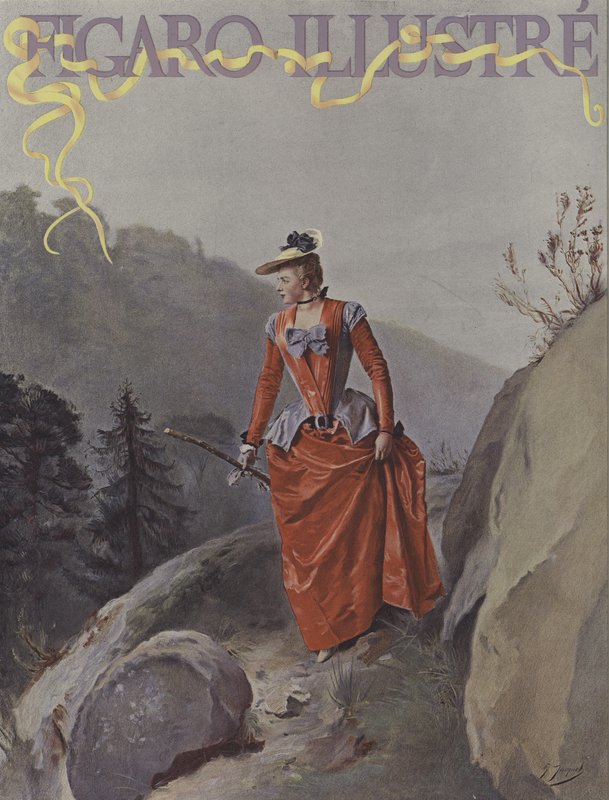 Cover of Le Figaro Illustré, August 1891 by Gustave Jacquet