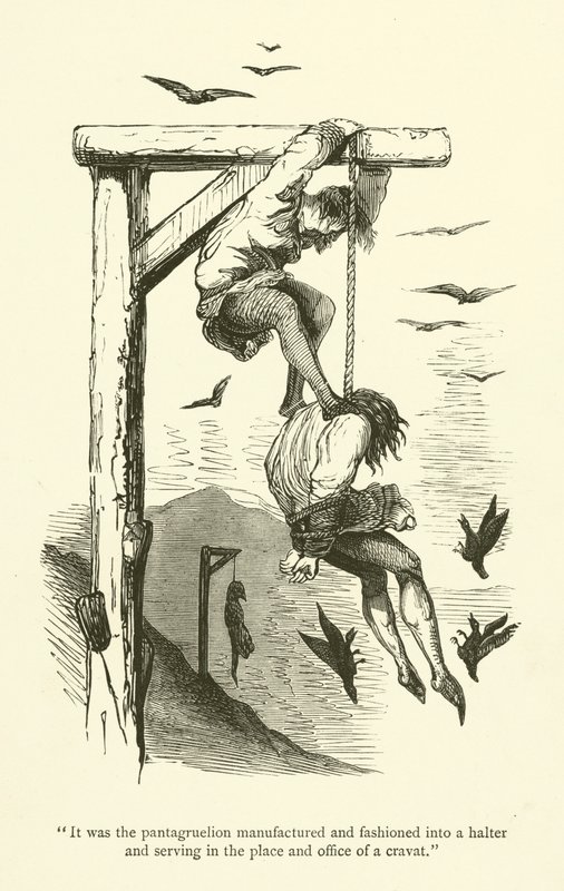 Illustration for the works of Rabelais by Gustave after Dore
