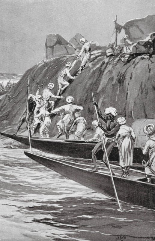 Job Charnock Founding Calcutta by H. M. (after) Burton