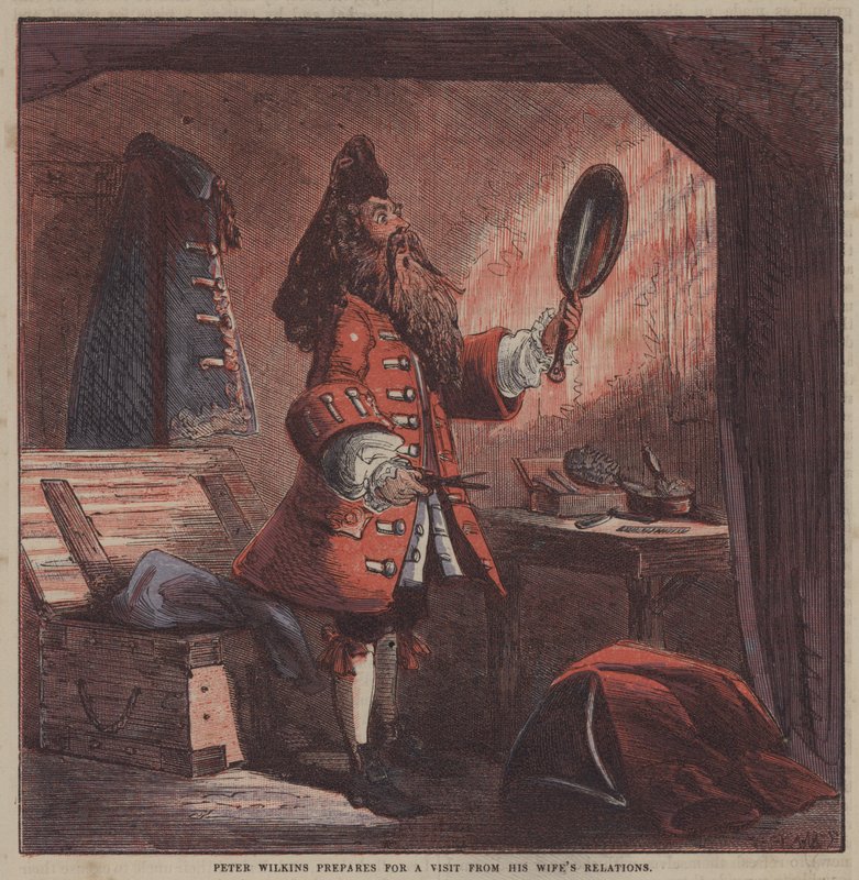 Peter Wilkins prepares for a visit from his wife