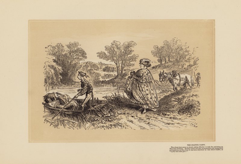 Angling Sketches, No 3, A Bouncer by Hablot Knight (1815 92) Browne