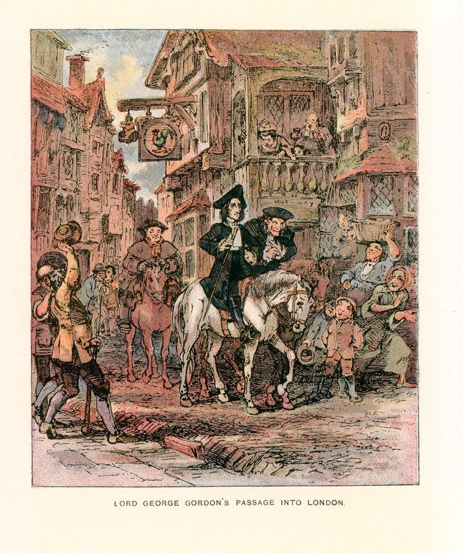 Illustration for Barnaby Rudge by Hablot Knight Browne