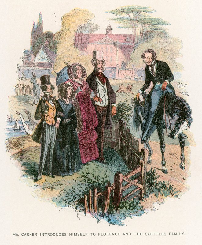 Illustration for Dombey and Son by Hablot Knight Browne