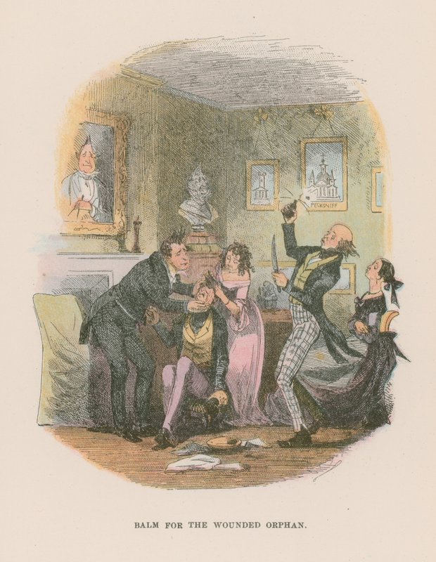 Illustration for Martin Chuzzlewit by Hablot Knight Browne