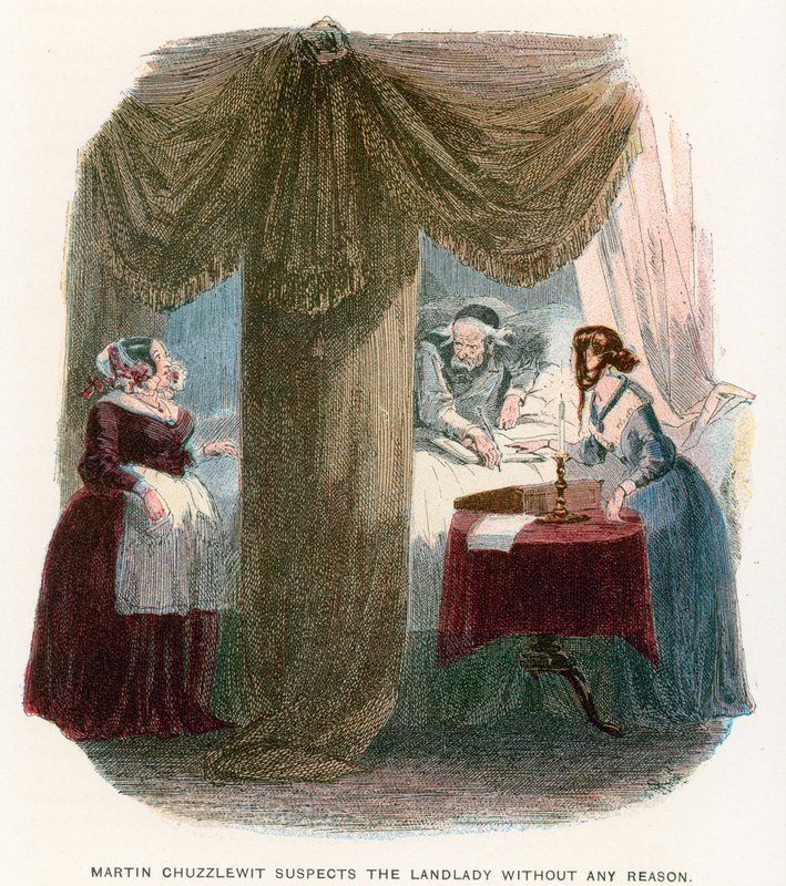 Illustration for Martin Chuzzlewit by Hablot Knight Browne