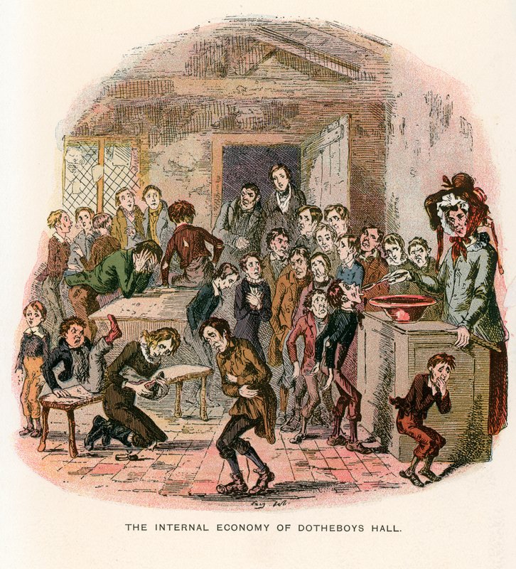 Illustration for Nicholas Nickleby by Hablot Knight Browne