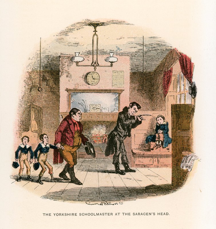 Illustration for Nicholas Nickleby by Hablot Knight Browne