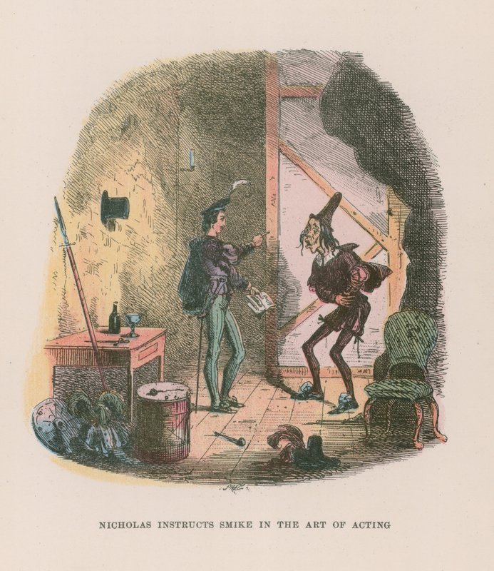 Illustration for Nicholas Nickleby by Hablot Knight Browne