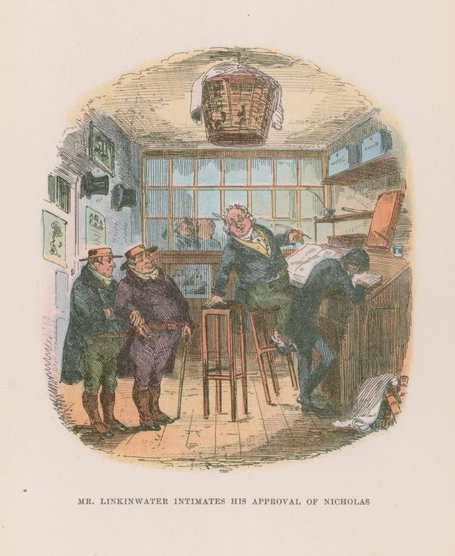 Illustration for Nicholas Nickleby by Hablot Knight Browne
