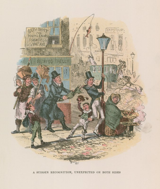 Illustration for Nicholas Nickleby by Hablot Knight Browne