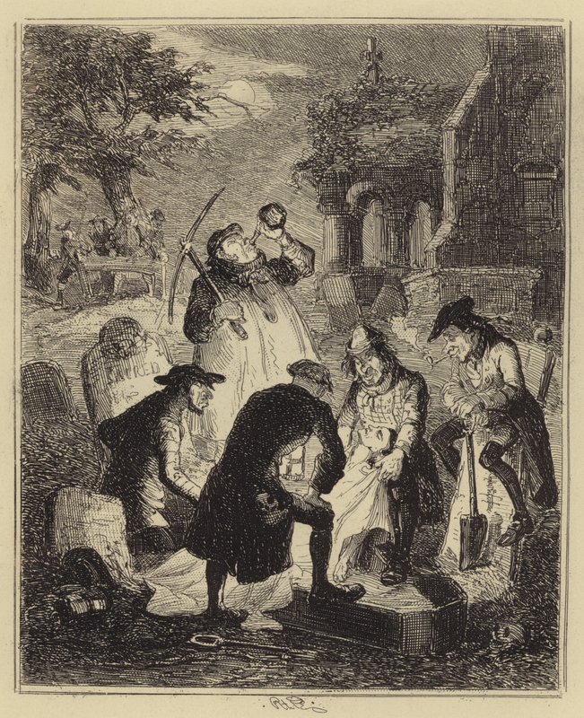 Resurrectionists by Hablot Knight Browne