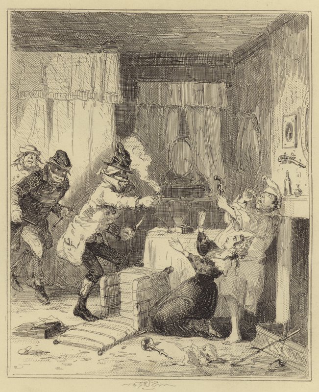 The Burglars by Hablot Knight Browne