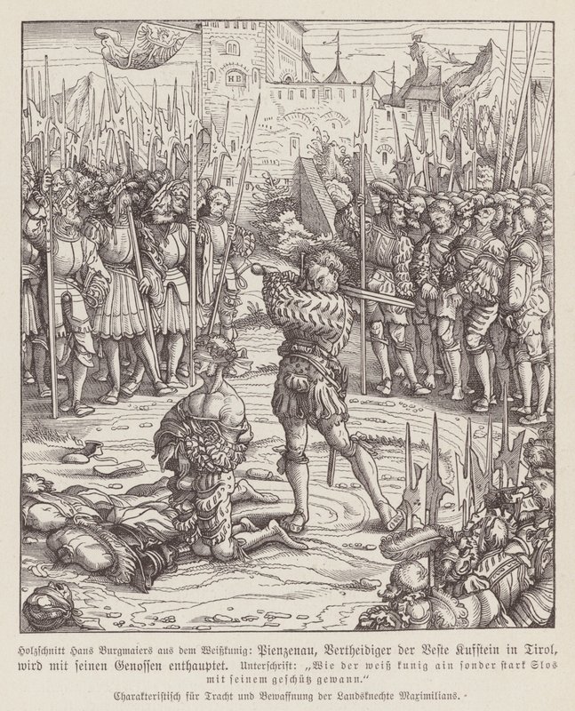 Execution of the Guardian of Kufstein, Tyrol by Hans (after) Burgkmair