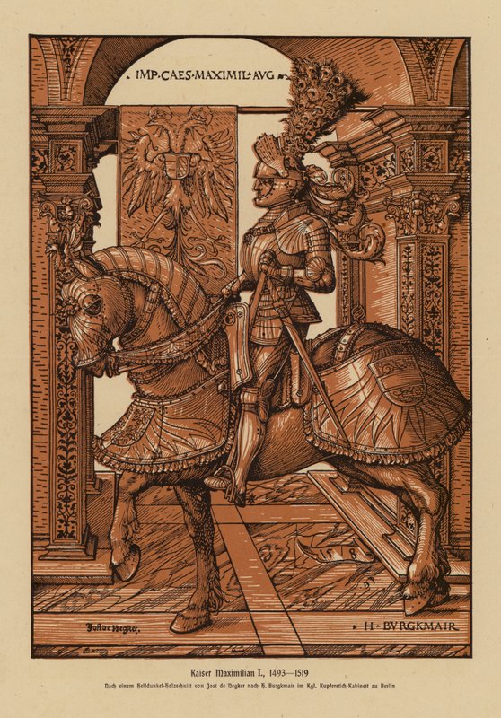 Maximilian I, Holy Roman Emperor by Hans (after) Burgkmair