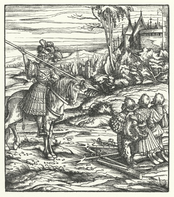 Scene from the Second Flemish Revolt Against Habsburg Rule by Hans (after) Burgkmair