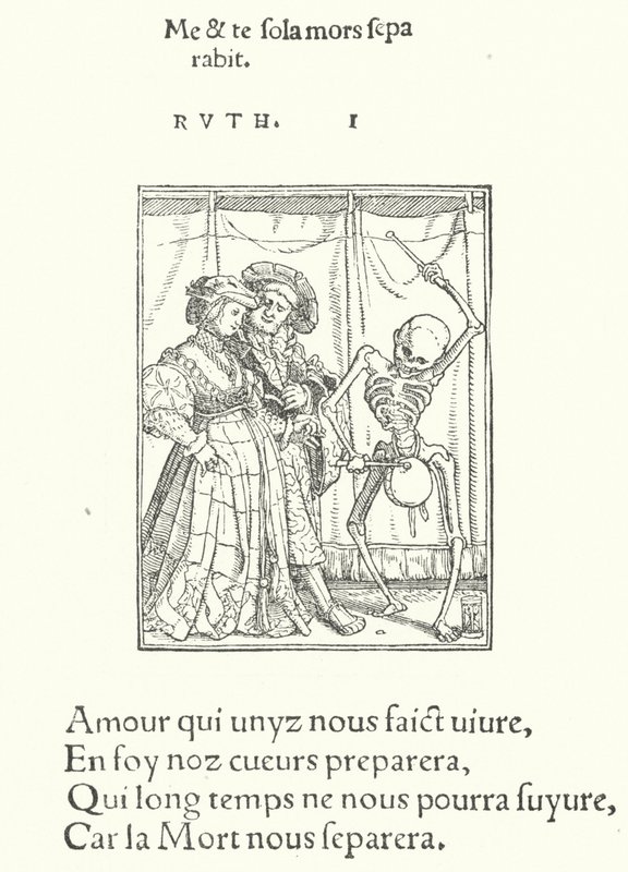The Bride and Bridegroom by Hans (after) Holbein the Younger